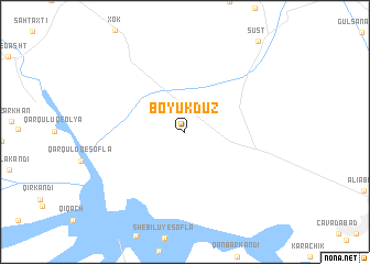 map of Böyük Düz