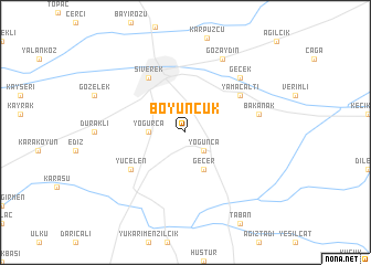 map of Boyuncuk