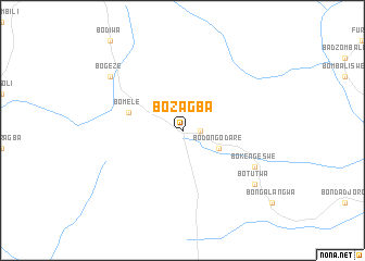 map of Bozagba