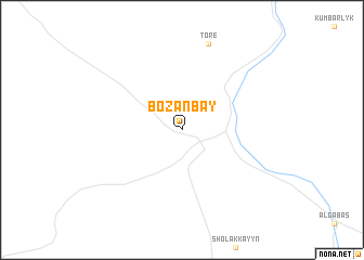 map of Bozanbay