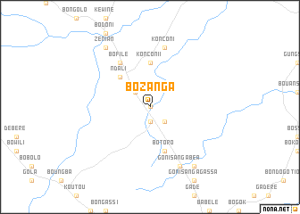 map of Bozanga