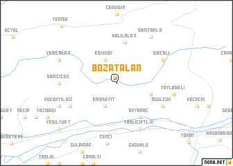 map of Bozatalan