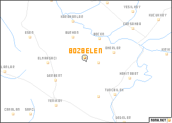 map of Bozbelen