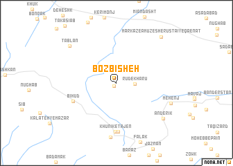 map of Boz Bīsheh