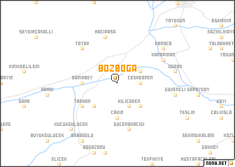 map of Bozboğa