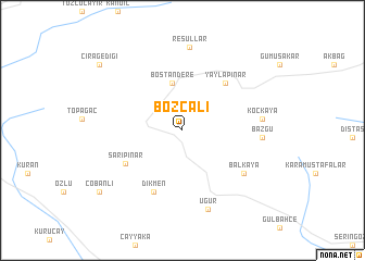 map of Bozçalı