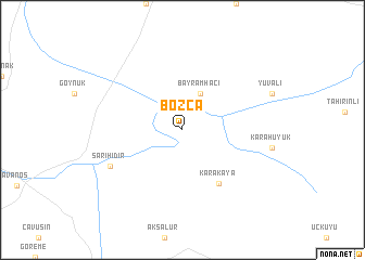 map of Bozca