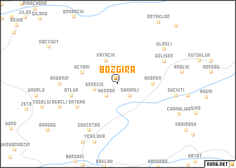 map of Bozgira