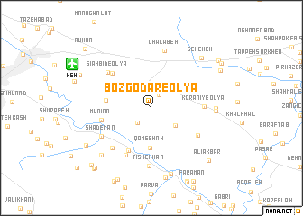 map of Bozgodār-e ‘Olyā