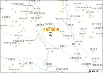 map of Bozhami