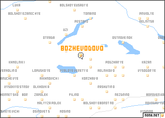 map of Bozhevodovo