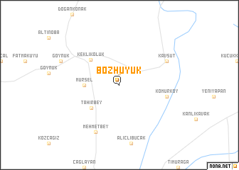 map of Bozhüyük