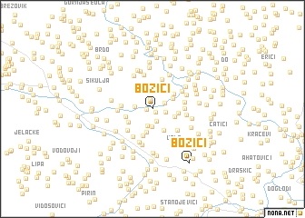 map of Božići