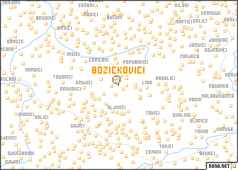 map of Bozičkovići
