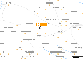 map of Bozieni