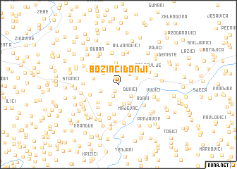 map of Božinci Donji