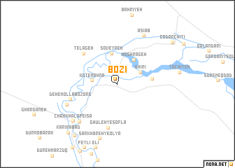 map of Bozī