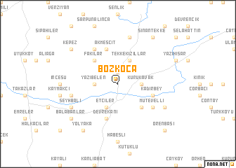 map of Bozkoca