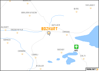 map of Bozkurt