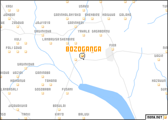 map of Bozoganga