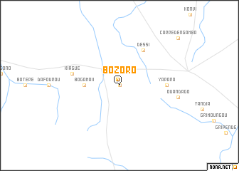 map of Bozoro