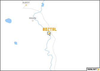 map of Boztal