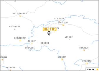 map of Boztaş