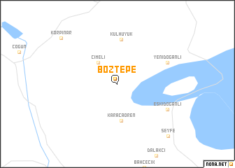 map of Boztepe