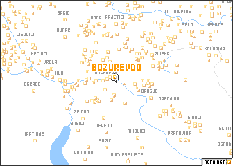 map of Božurev Do