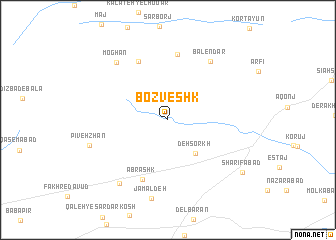 map of Bozveshk