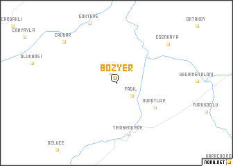 map of Bozyer