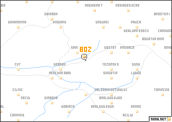 map of Boz