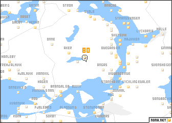 map of Bö