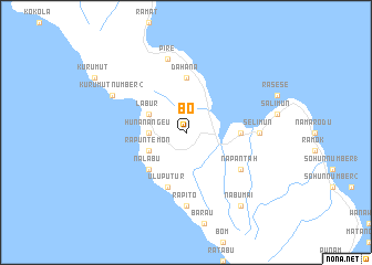 map of Bo