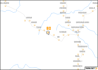 map of Bo