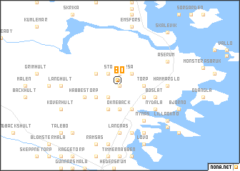 map of Bo
