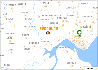 map of B. Popular