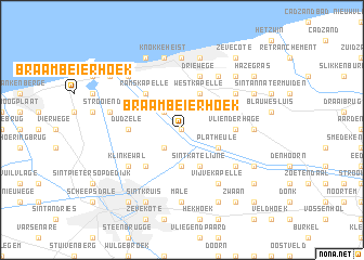 map of Braambeierhoek