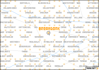 map of Braamdonk