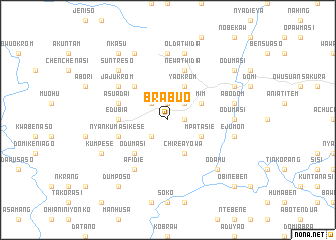 map of Brabuo