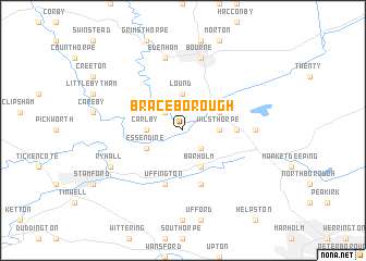 map of Braceborough