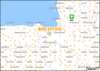 map of Brache Fond