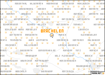 map of Brachelen