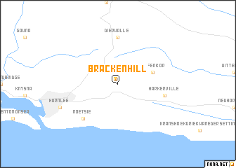 map of Bracken Hill