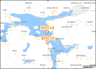 map of Bräcke