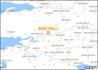 map of Brackhill