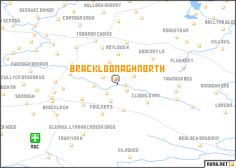 map of Brackloonagh North