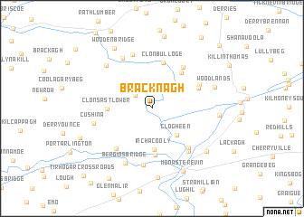 map of Bracknagh