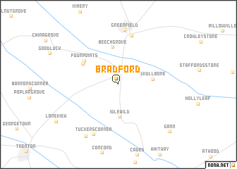 map of Bradford