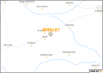 map of Bradley